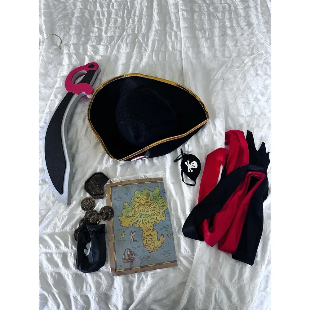NWOT Spooktacular Creations Toddlers Pirate Halloween Dress Up Costume Size 3T